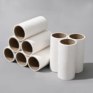 Recharges de Rouleau Anti-Poils pour Animaux de Compagnie Papiers de Remplacement Adhésifs Faciles à Décoller Outils de Nettoyage Ménager