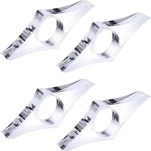 Marcador de Pulgar de Acrílico Transparente Soporte de Página de Libro Ligero Ayuda de Lectura Ergonómica Herramienta de Papelería