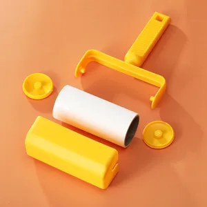 Portable Lint Roller For Clothes Pet Hair Remover Tearable Sticky Roller Cleaning Tool