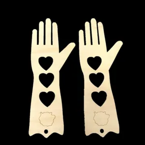 Herramienta de Tejer Guantes de Madera Tablero de Bloqueo de Guantes Hecho a Mano DIY Moldes de Madera para Manualidades