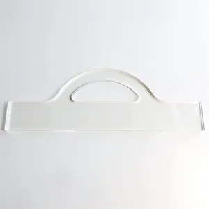 Plantilla de mango para tabla de cortar de acrilico transparente DIY cocina herramienta