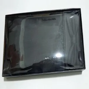 Mens formal cummerbund and bow tie set in black gift box for wedding party celebration wear.