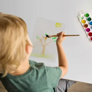 Transparente Acryl-Malplatte für DIY-Kunstprojekte und Notiztafel-Heimdekoration.