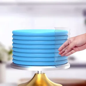 Transparenter Acryl Tortenschaber Set für DIY Backen Kuchendekoration und Fondant