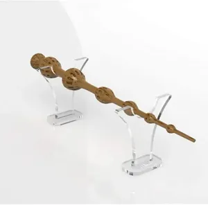 Transparante acryl display standaard houder voor magische toverstokken en sabers.