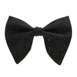 Farfallino in Strass da Uomo Banchetto Formale Matrimonio Abito da Lavoro Accessori Abito Poliestere Tessuto Nero Blu Rosso Bianco