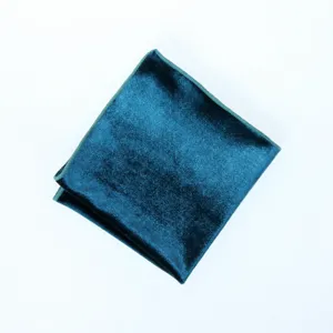 Panuelo de Bolsillo de Terciopelo Azul Oscuro para Hombre Boda Traje Fiesta Elegante