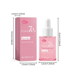 HANCHOBIT 70% Oros Prosopou Rodakino Niacinamidi Enydatiko Lampsi Skincare 30ml