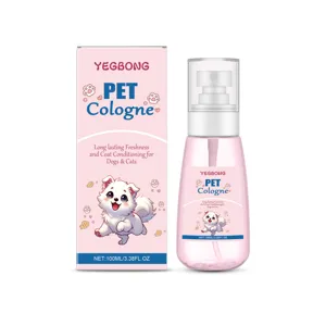 YEGBONG Spray Colonia para Mascotas 100ml Frescura Duradera Eliminador Olores Perros Gatos