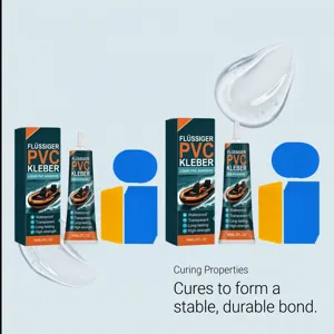 Flüssiger PVC Kleber Reparaturset mit Flicken und Tuben für Schlauchboote und Pools.