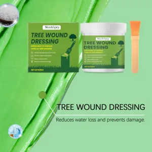MoonSpry Tree Wound Dressing Healing Paste Pruning Sealer with Brush Plant Garden Care