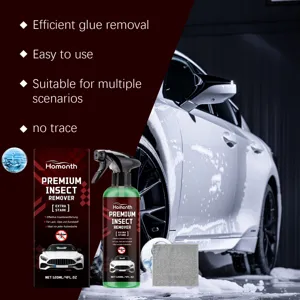 Kit spray rimuovi insetti per auto HOMONTH con spugna per una pulizia efficiente senza tracce.
