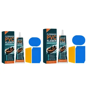 Flüssiger PVC Kleber Reparaturset für Schlauchboote, Pools, Luftmatratzen und Vinylartikel.