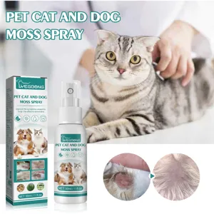 Spray Antipruriginoso Para Perros Y Gatos Fórmula Herbal Cuidado de la Piel Spray de Tratamiento Limpio Para Dermatitis Y Picazón