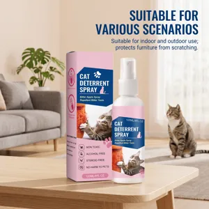 Cat deterrent spray 120ml bitter apple formula safe indoor furniture anti scratch training tool