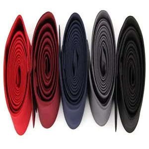 Classic men's formal necktie set in multiple colors, perfect for wedding, business, and daily wear.