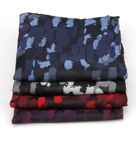 Heren pak pochet zakdoek camouflage geprint polyester zijde formele zak accessoire