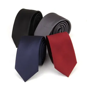Men's Business Striped Tie Classic Jacquard Formal Necktie For Wedding Party Administrative Workwear Suit