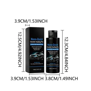 Spray de revestimiento cerámico nano para protección de pintura de coche y brillo.