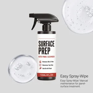 Autopaneel oppervlakte voorbereiding reiniger spray 120ml verwijdert olie wax en verbetert glans.