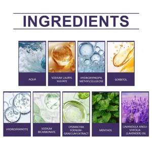 Liste des ingredients du dentifrice avec formule sure aux extraits vegetaux et agents doux.