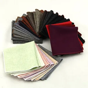 Heren Formele Zakelijke Wol Borstzakje Vintage Effen Kleur Visgraat Ruit Kostuum Doek