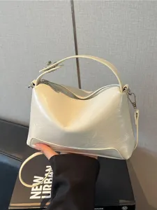 Dames Mode Boston Schoudertas PU Leder Trendy Handvat Crossbody Tas Casual