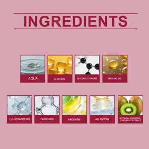 Grafico ingredienti del set crema mani e balsamo labbra EELHOE con estratti botanici nutrienti.