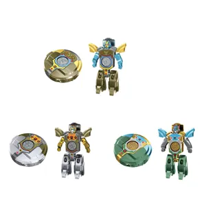 Transforming robot fidget spinner toy, 2-in-1 stress relief toy for kids and adults
