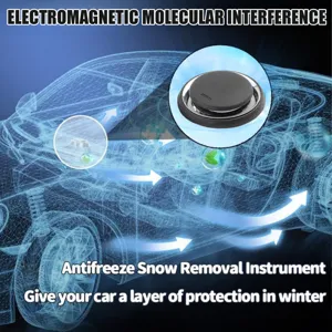 Electromagnetic car snow removal instrument portable antifreeze deicing snow melting device