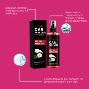 Profumo per auto spray 100ml pearl scent deodorante per interni veicolo freschezza duratura.