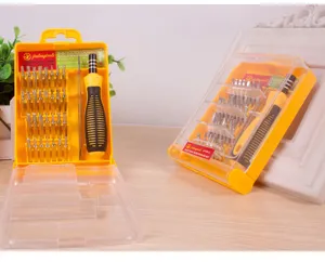 31 in 1 precision screwdriver set repair tool kit with bits and handle for electronics.