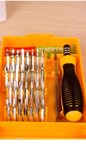 32 in 1 precision screwdriver set with handle and bits for electronics repair DIY tools.