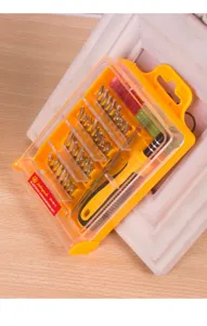 31-in-1 precision screwdriver set with tweezers multifunctional repair tool kit for electronics