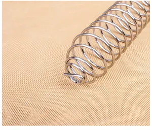 Stainless steel spiral bird feeder fruit basket for parrots and small pets detail view.