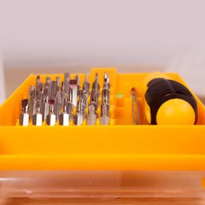 32-in-1 precision screwdriver set with tweezers, multi-functional repair tool kit.