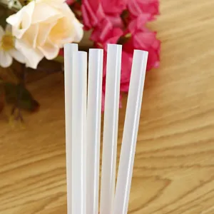 Bâtons de colle chaude transparente blanche pour travaux d'artisanat et réparations diverses