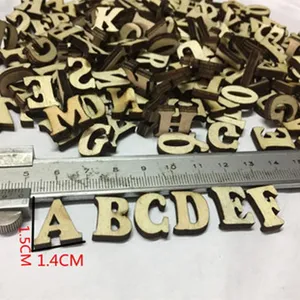 Wooden English alphabet letters craft ornaments wedding home decor photo shooting props