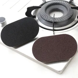 Spugna per pulizia ovale tampone abrasivo resistente per cucina stoviglie casa nuova.