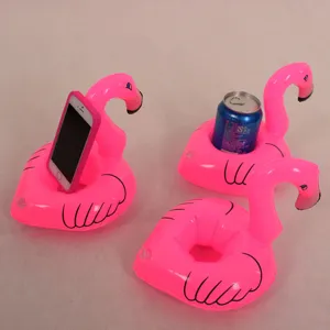 Rosa Flamingo aufblasbarer Getränkehalter schwimmende Pool Bar für Sommer Party Dekor.