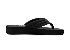 Femmes compensées tongs plateforme sandales de plage décontractées chaussures été