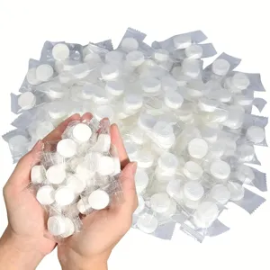 Einweg komprimierte Gesichts-Handtücher, transparente Einzelverpackung, reine Baumwolle, tragbar.