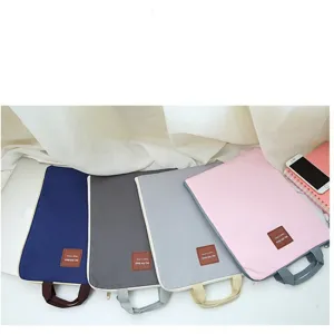 Borsa portatile in tela oxford per laptop documenti A4 multiuso valigetta vista principale