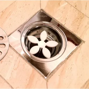 Plastic And Iron Drain Hair Catcher Flower Design Sink Cleaning Tool For Bathroom Kitchen Pipe Dredging