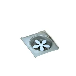 White flower drain hair catcher strainer for bathroom kitchen sink shower anti clogging tool