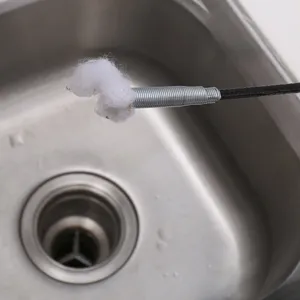 Flexibler Stahldraht Rohrreiniger Abflussspirale Mit Greifer Für Waschbecken Toilette