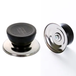 Bouton de couvercle de casserole universel de rechange poignée anti-brûlure inox