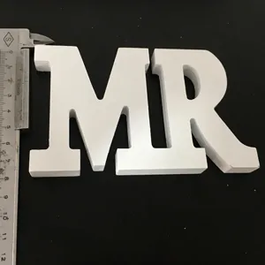 White wooden MR letters wedding home decor photography props ornament display item