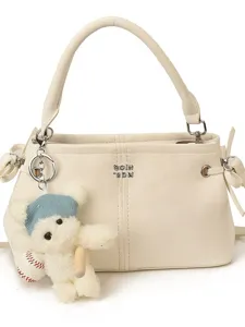 Simple Korean style women handbag 2026 new top handle shoulder crossbody casual bag