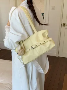Casual large capacity women shoulder bag 2026 new fashion commuting underarm tote bag